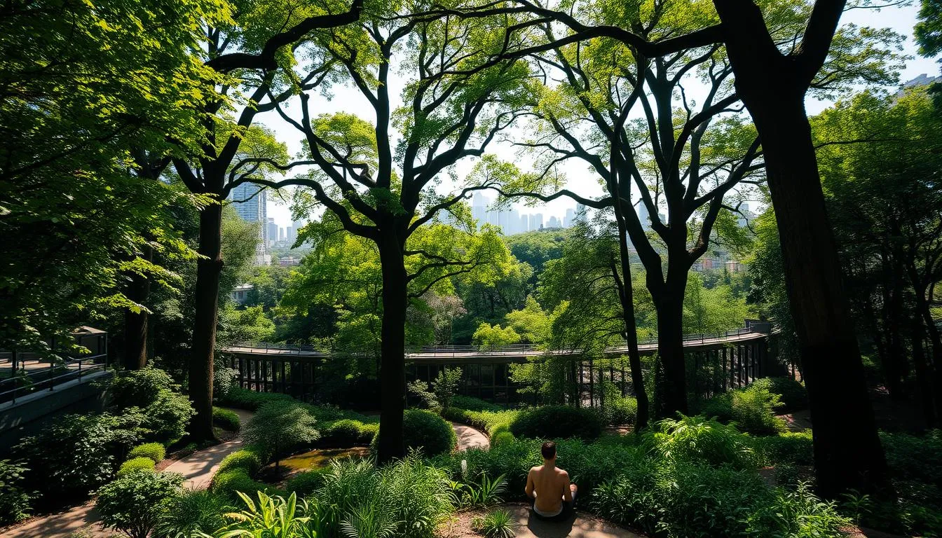city forest bathing